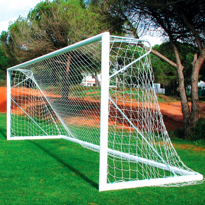 Baliza de alumínio futebol 11 120x100 mm fixas