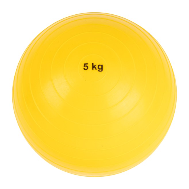 Bola Peso de Lançamento de Borracha Estriada 5kg 