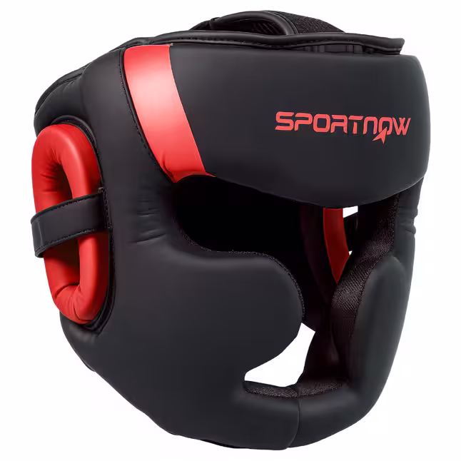 Capacete de boxe 24x23x26 cm vermelho SPORTNOW