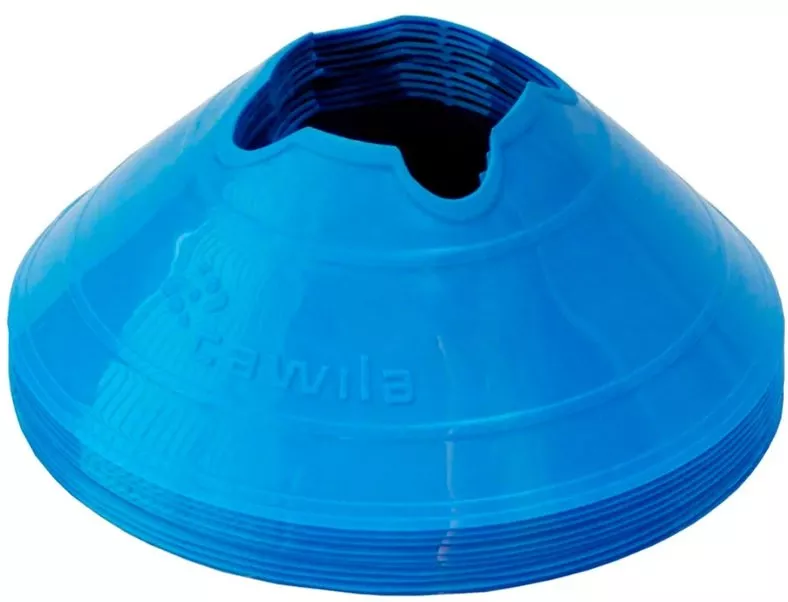 Cones de Treino Flexíveis e Empilháveis – Azul Vibrante para Agilidade e Coordenação